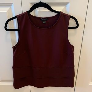 Ann Taylor Blouse - cranberry